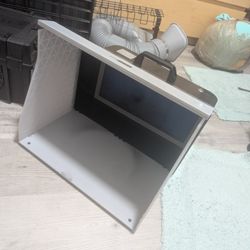 VIVOHOME Dual Fans Airbrush Paint Spray Booth with 4 LED Lights
