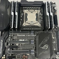 ASUS ROG Rampage v Edition 10 + i7-6950X CPU And 64GB Of Ram