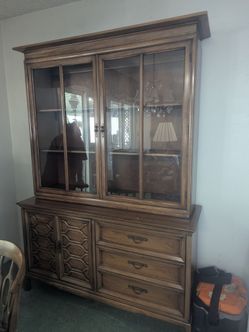 Vintage china hutch