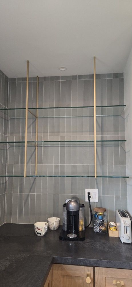 Glass Shelving Unit For Sale