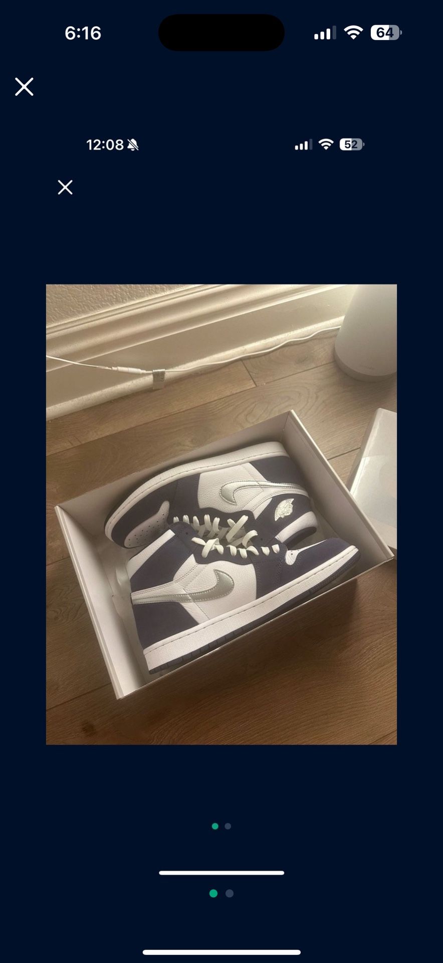 Air Jordan 1 Retro High OG Midnight Navy Size 10.5 MEN (VNDS) 2020
