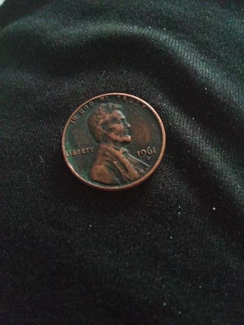 1961 D Mint Mark Penny