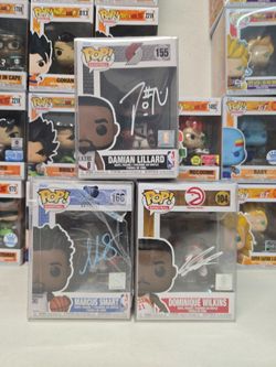 Signed Nba Funko Bundle