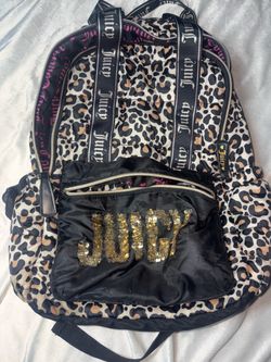 Juicy Couture Leopard Print Backpack