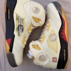 Jordan 5 Off white (size 10)