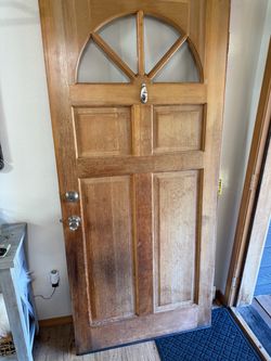 Solid wood door