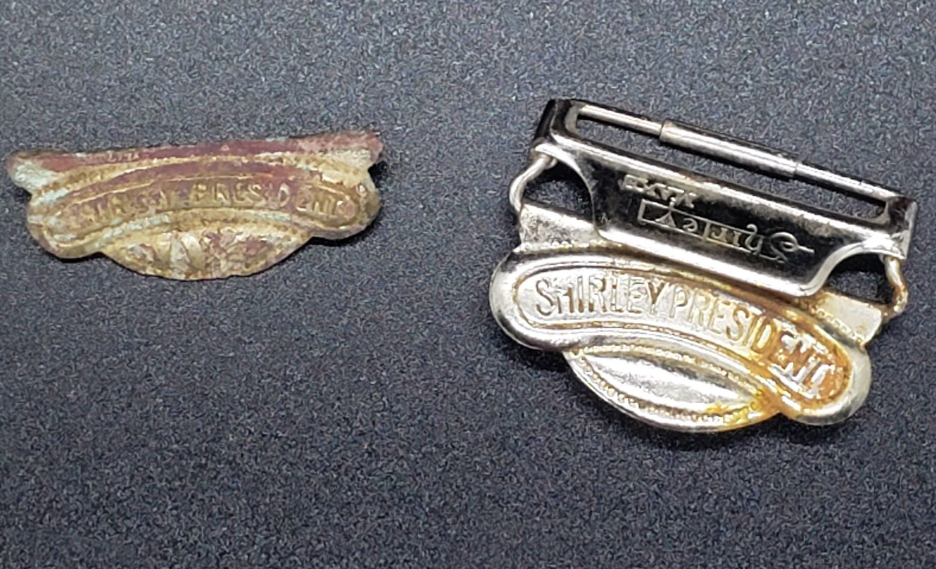 Vintage Shirley President Suspender Buckles, RARE