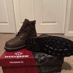Wolverine Work Boots Size 10 BRAND NEW