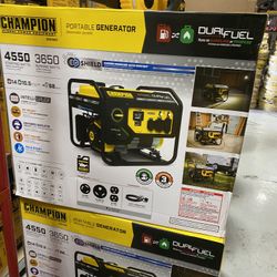 Champion Power Equipment 4550/3650-Watt Recoil Start Gasoline and Propane Powered Dual Fuel Portable Generator with CO Shield