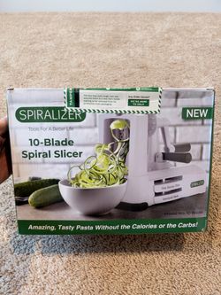 10 Blade Spiralizer Spiral Slicer Vegetable Brand New Sealed