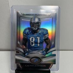 Topps Platinum Calvin Johnson Football Card