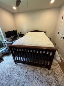 3-Piece Full Size Bedroom Set (Full Size Bedframe, Armoire, and Dresser Included)