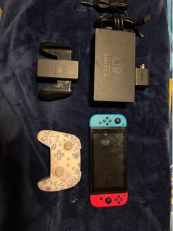 Nintendo switch, with controller
