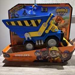 New Rubble & Crew, Wheeler's Bark Yard Deluxe Dump Truck Construction Vehicle toy