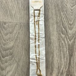 Stainless Steel Gold Plated Chain Neckace
