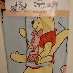 Disney Winnie the Pooh Towel Bath Set