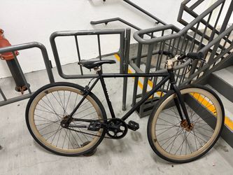 Matte Black Fixed Gear Single Speed Bike