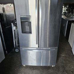 whirlpool Three Doors Stainless Steel Refrigerator.