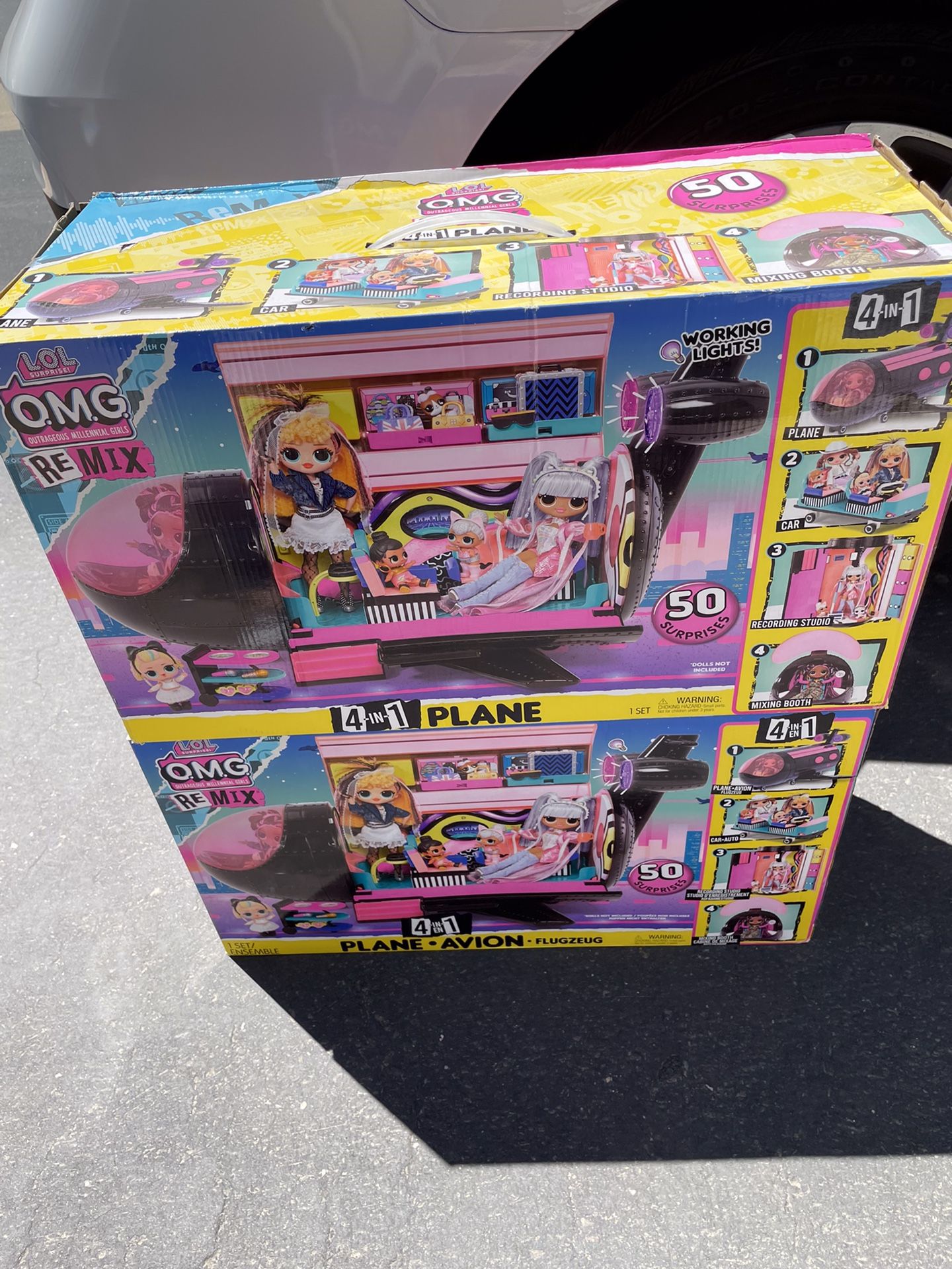 LOL Surprise OMG Remix 4in1 Plane