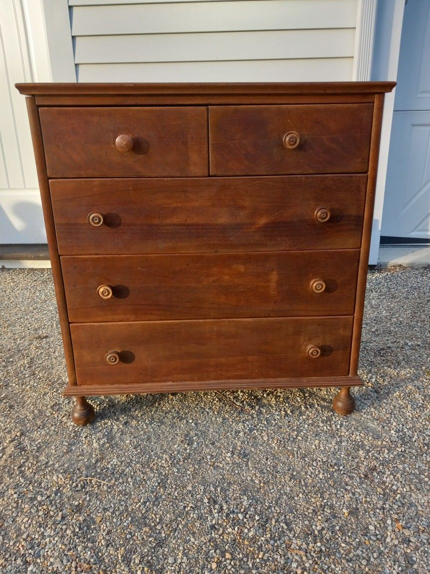 Leavens & Company 5-Drawer Antique Desk