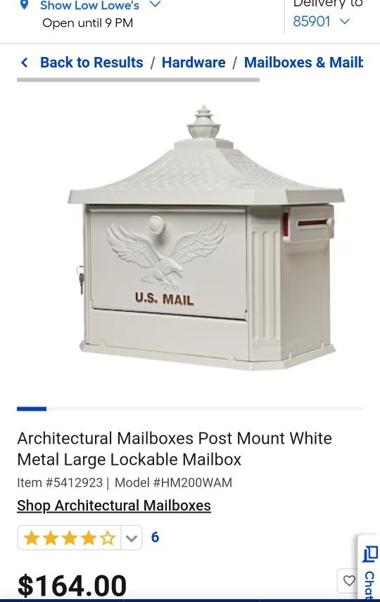 Mail Box -  heavy duty, locking