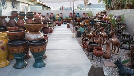 Clay and cement planters