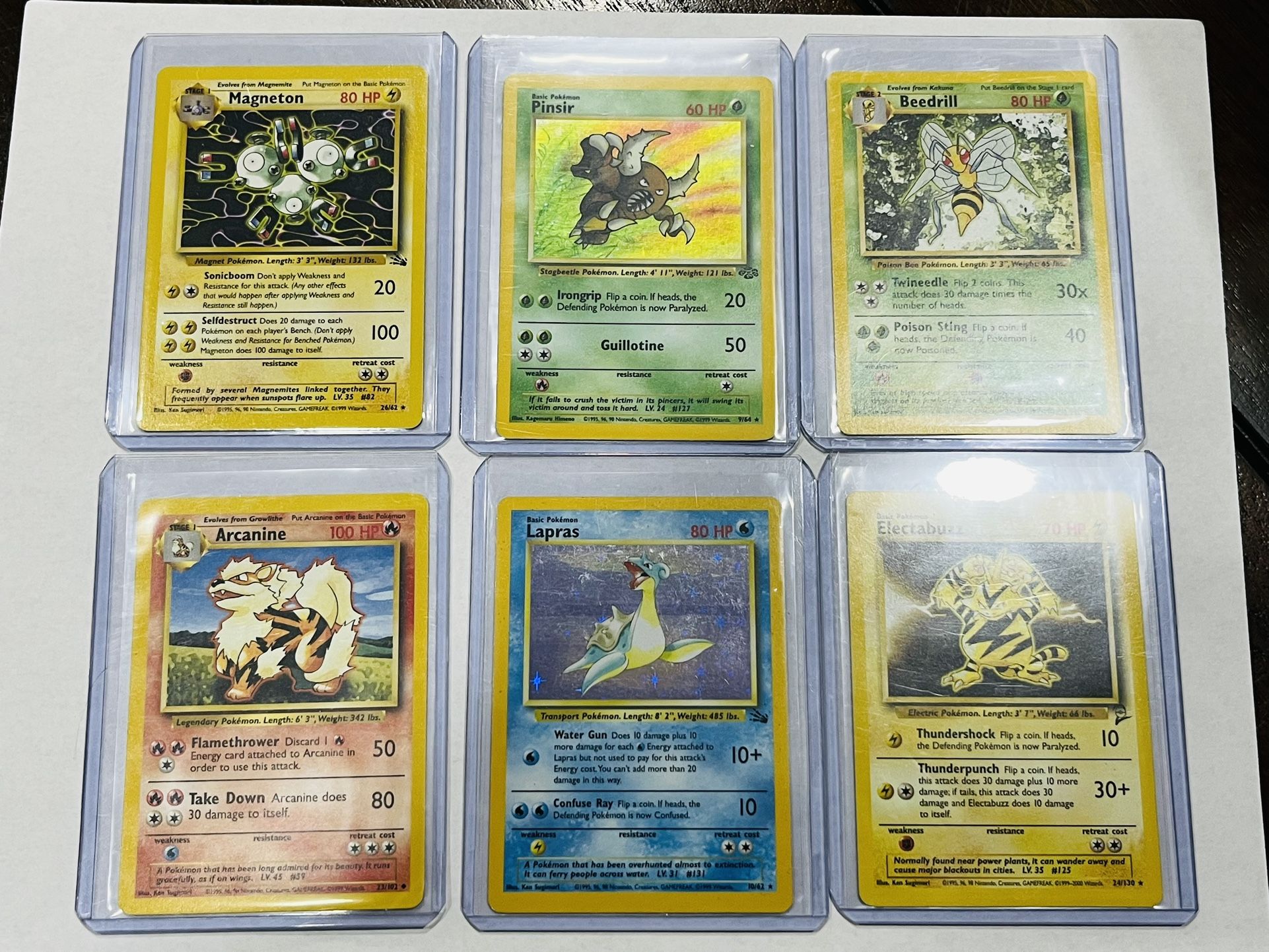 Vintage Pokémon Lot Including Holos