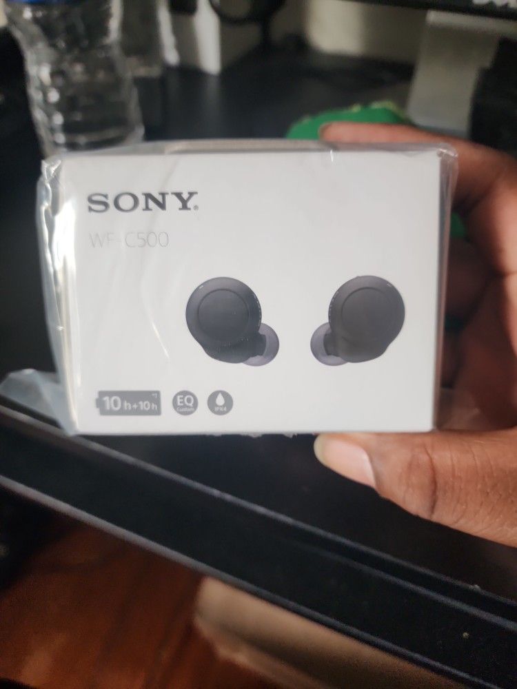 Sony Ear Bud and Portable Charger