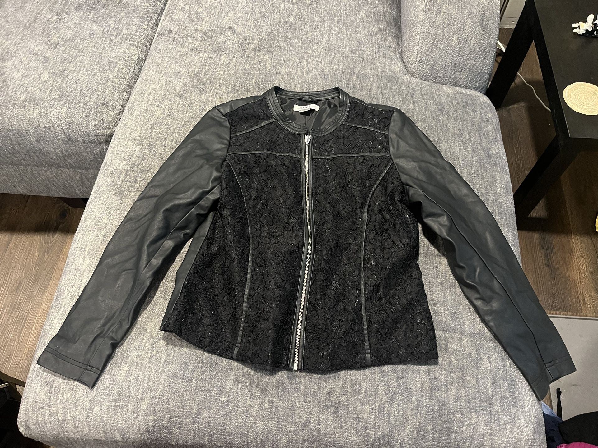 Two Women’s Faux Leather Jackets M/L