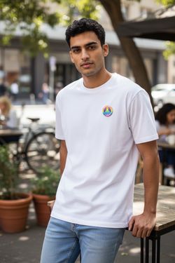 Vintage Rainbow Peace Sign Pin – Pride & Ally Accessory