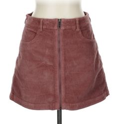 American Eagle Burgundy Corduroy Casual Skirt Size US 2 / New with 