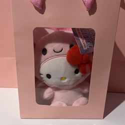Hello Kitty Axolotl Plushie, 6”