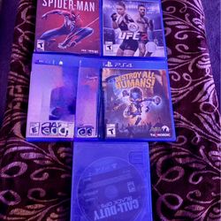 PS4 Video Games $70 For All 4 Or $20 Each 