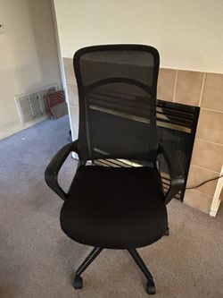 black office chair