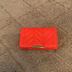 NEW Coral Wallet 5.5”x3.5” (no Name Brand On It)