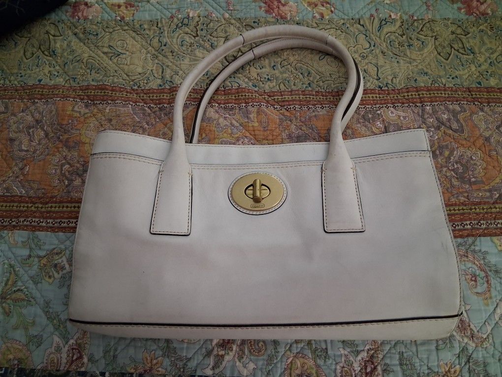Vintage White Purse
