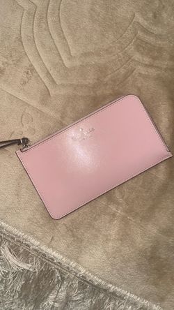 Kate Spade Pink Leather Zip Wallet