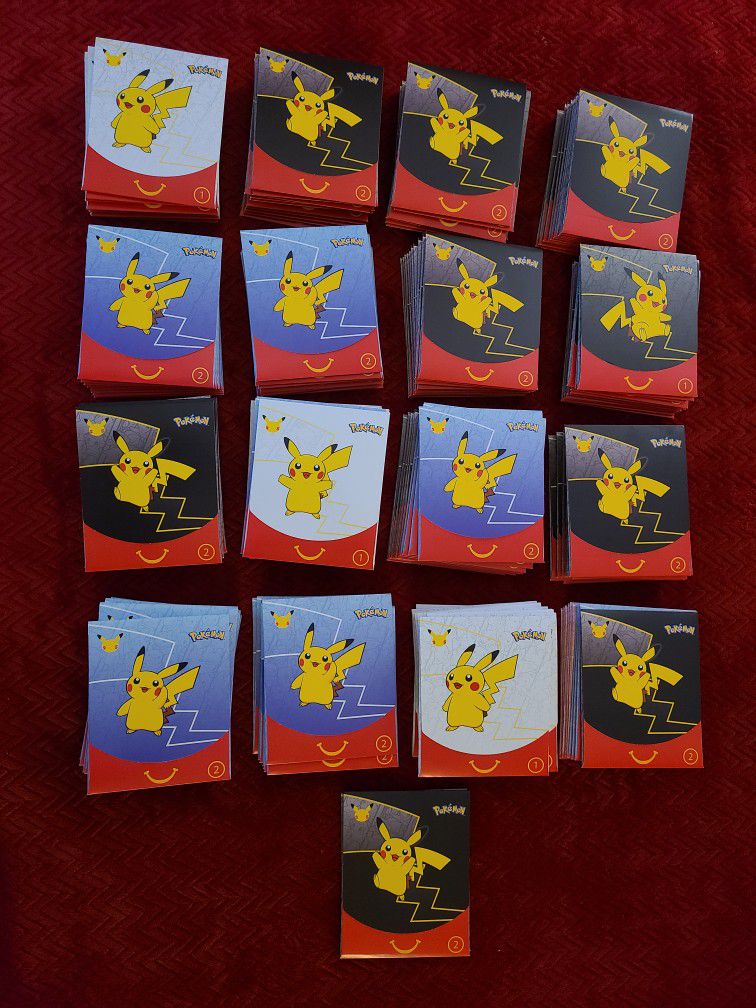 Pokemon Macdonalds Cards ( 4 each )