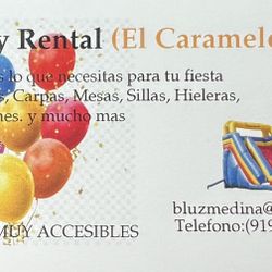 Renta De Carpas Sillas Mesas Mantelería E Inflables