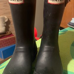 Big Girls Hunter Boots Sizec12