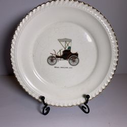 22k Gold Trimmed Tea Plate