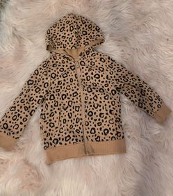 2t cheetah print sweater