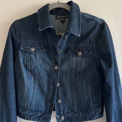 INC International jean denim Jacket M Medium