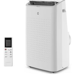 14,000 BTUs Portable Air Conditioner with 3-in-1 Room AC Unit for 750 Sq.Ft, 50dB Ultra Quiet, Window Kits Included Drainage Pipe & Remote Control