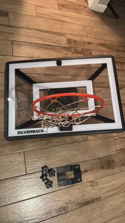 Silverback light pole basketball mini hoop