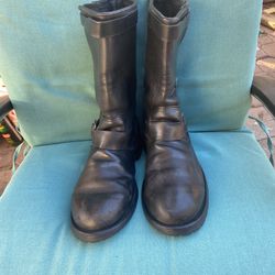VINTAGE 970. RED WING MORORCYClE BOOTS SIZE 10 1/2  D