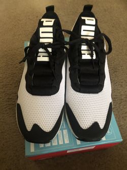 Puma black and white shoes size 12 men’s