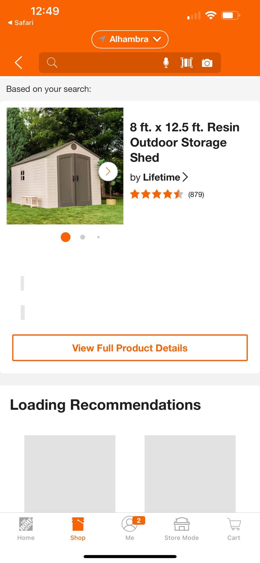Lifetime Shed
