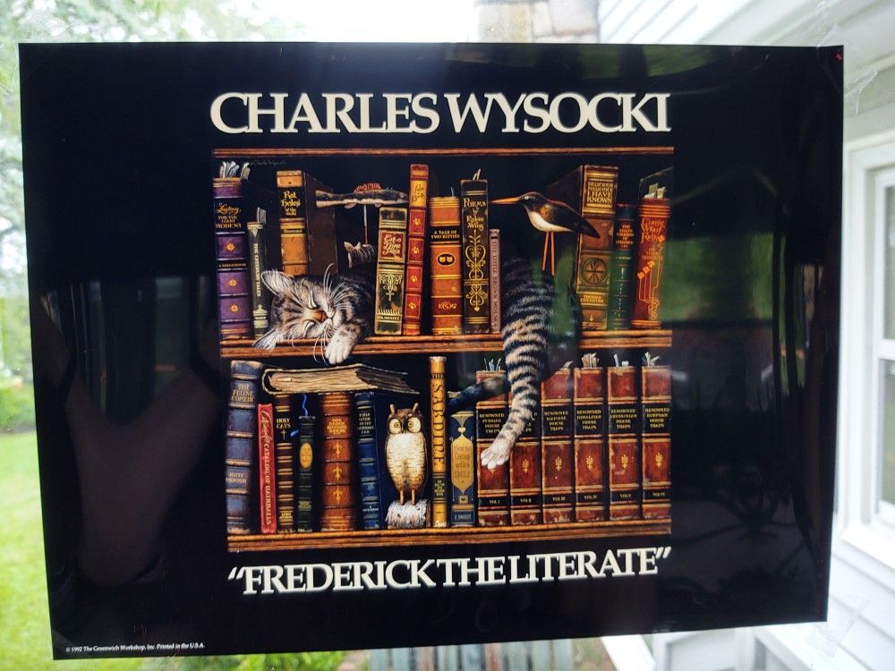 Acetate, Cats, books, Charles Wysocki