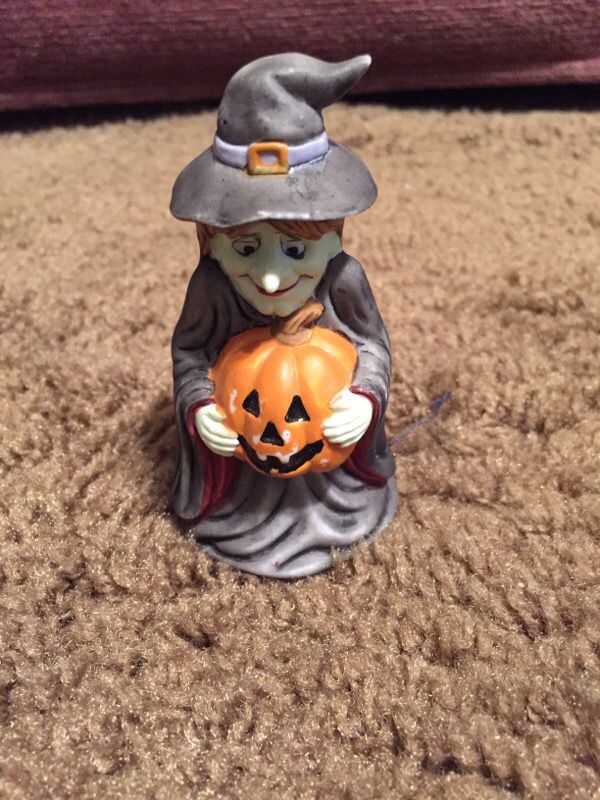Halloween witch decoration
